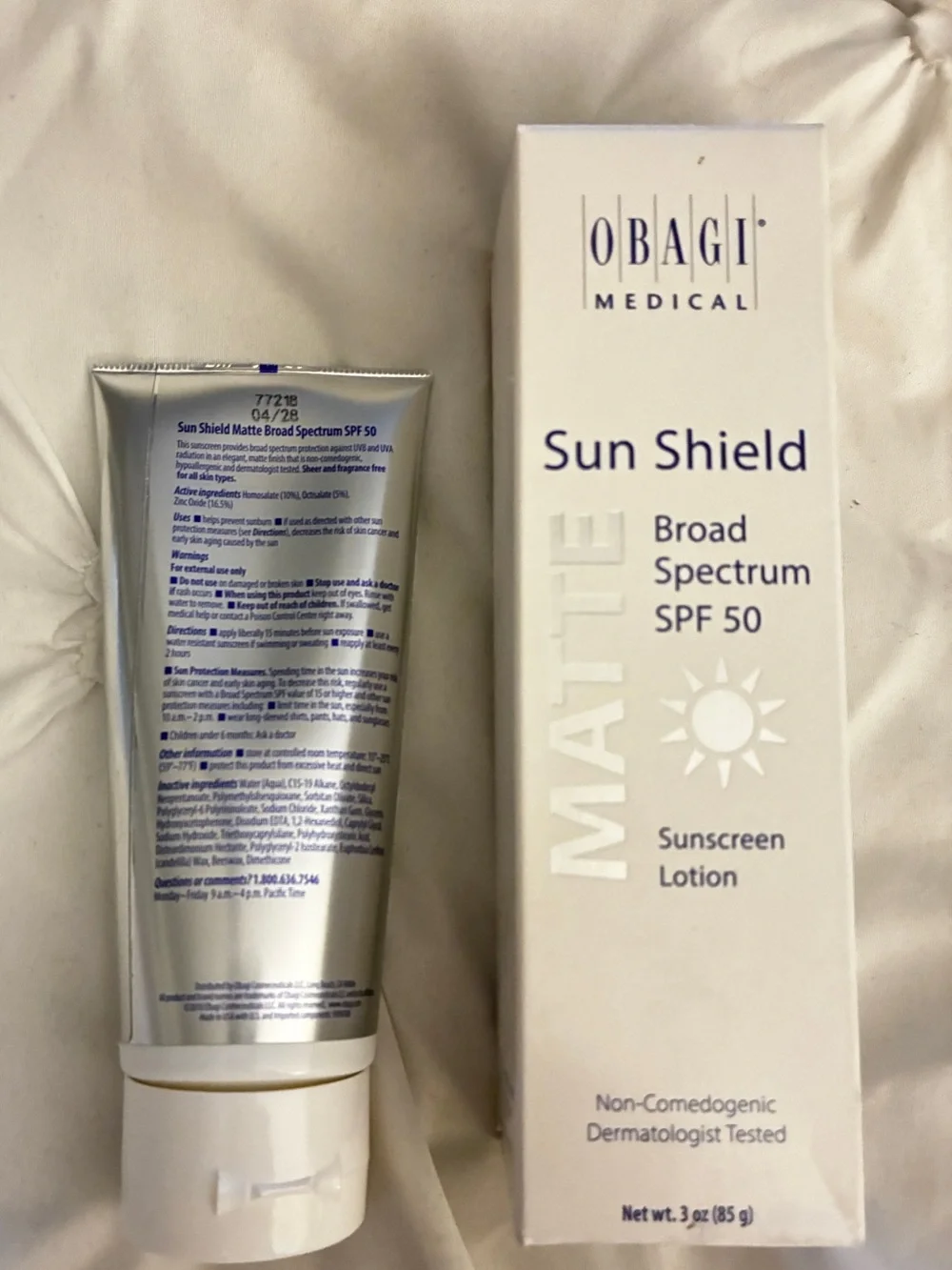Obagi Sun Shield Matte SPF 50 Sunscreen 3 oz NIB EXP 2028
